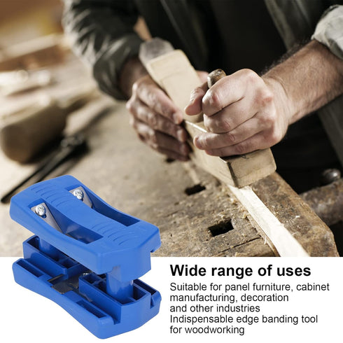 Banding Trimmer Machine Kit, Manual Band Cutter Tool for Trimming Woodworking Melamine Board, Veneer, Plastic