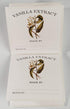 Vanilla Extract Labels - Pack of 12, Size 2" x 2"