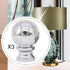 Simhoa 3 Pieces Lamp Finials Lamp Shade Toppers Nut Decoration,Aluminum Alloy,Oil Rubbed,DIY Ball Knob Screw Cap
