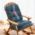 lihtsofty Rocking Chair Cushion, High-Density Sponge,Memory Foam Non Slip,FadeShield Thicken Durable Tufted Pads,Set