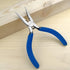 Mini Needle Nose Pliers 5" - 5 Pack KAIHAOWIN Small Long Nose Pliers with Wire Cutters, Precision Set for Crafts/Jewelry