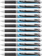 Pentel BLN75ABX Gel Pen - Retractable/Refillable, Needle Tip, 0.5mm, 12/BX, BK Ink