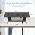 CCCEI 10 45 Recessed Power Strip with Two USB-C Ports, Fast Charging USB A Port Desk Outlet, Black Furniture Hidden