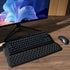 Computer Keyboard Stand with Wrist Rest, Ergonomic Tilted Keyboard Holder - Keyboard Riser with Wrist Pad - Keyboard