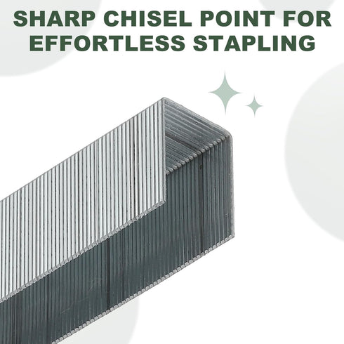 M&G Heavy Duty Staples, 10000pcs for Standard Stapler, Smooth Stapling, Silver