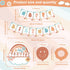 Groovy Happy Birthday Bulletin Board Set - Retro Hippie Birthday Cutouts for Classroom Decor