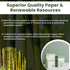 Bamboo Printer Paper - 8 1/2” x 11”- 20LB Multipurpose White Paper, 3 Reams (1,500 Sheets)