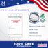 Mata1-USA Extra-Thick Vertical ID Name Badge Holder, Clear, 2.25x3.5 Inch, 250 Pack