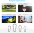 10 PCS Stainless Steel Carabiner Clip Spring-Snap Hook - Lotsun M4 1.57 Inch Heavy Duty Carabiner Clips