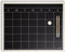 U Brands White Wash Frame Chalkboard Calendar Set – Office Supplies with Magnet, Chalk Pencils, 16” x 20”, 4 Pieces