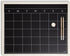 U Brands White Wash Frame Chalkboard Calendar Set – Office Supplies with Magnet, Chalk Pencils, 16” x 20”, 4 Pieces