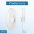 Xosjska 13"OD 4"ID 1"P 10.25 inch White Molded PU Ceiling Medallion for Light Fixtures Ceiling Crest Ceilings Fan