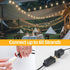 Hobbynors ST38 25FT 12+1 Bulbs, E12 Commercial 2700K Outdoor String Lights with LED Socket, Waterproof Grade, Warm