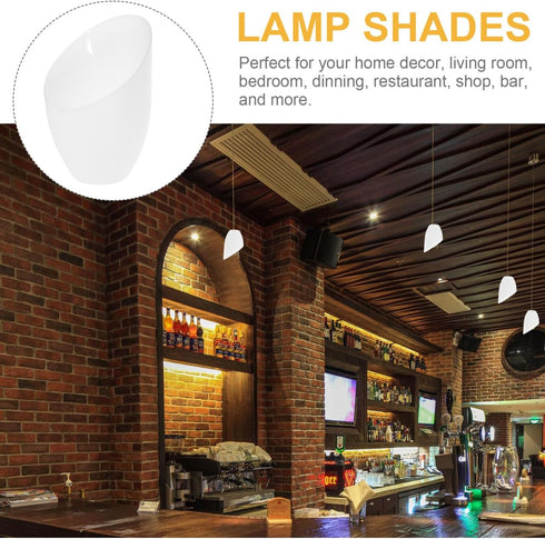 5.35X3.54X1.96In Set 5 Gadpiparty Horseshoe Lampshade Plastic Replacement Lamp Shade for Desk and Floor Lamps Bedroom
