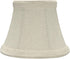 Aspen Creative 30004, 3" 5" 4" Set 1 Bell Clip-On Chandelier Lamp Shade, Off-White, Top X Bottom X Slant Height