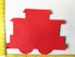 5.5 Set, 31 pack Train Tri-Color Large Creative Cut-Out with Engine, Box Car, Caboose and Crossing Sign, cut-outs per