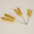 stonylab 10 Pack Tube Brushes, Bristle Test Tube Bottle Wash Cleaning Brushes with Radial Tufted End for Laboratory
