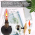 B/B11 E12 Bulb, 1800K 2 Non-Dimmable, 2-Pack Type LED Flame Effect Red Light Modes, Crystal Clear Glass, Ideal