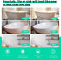 17.5oz Countertop Tub and Tile Refinishing Kit with Tools, Low Odor DIY Bathroom Paint Sink Tub Tile White Coating