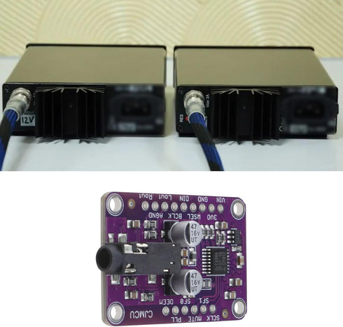 OTOTEC MCU-1334 UDA1334A I2S 3.3V-5V Module Board Stereo Decoder DAC Audio Media Player Decoder Interface Compatible