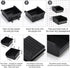 12 Pieces Pegboard Bins Kit, 3.5'' 5.5'' Plastic Storage Bins with Hooks for Organizing Hardware, Garage