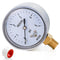 0-5 Psi Low Pressure Gauge, 2-1/2" Dial Size, 304 Stainless Steel Case, 1/4" NPT Lower Mount for Water Air Tire Test