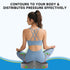 Seat Cushion for Office Chair, Ergonomic Memory Foam Office Chair Cushion with U-Shaped Coccyx Support, Non-Slip Base
