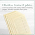Gallery Leather Address Book Correction Labels, Self-Adhesive, 5 Sheets, 30 Stickers for Easy Contact Updates
