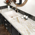 Matte Beige/Gold Marble Contact Paper, Waterproof Peel and Stick Wallpaper for Cabinet Backsplashes
