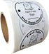 Farm Fresh Eggs Stickers, 500 Pcs Carton Labels Per Roll - 1.5 Inch Fresh Eggs Farmer's Market Packaging Sticker.