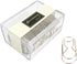 Large Silver Paper Clips, 50 Pcs Jumbo 2 Inch Cute Decorative Fat Cat Paperclips, 50mm Wide Non Skid Steel Wire