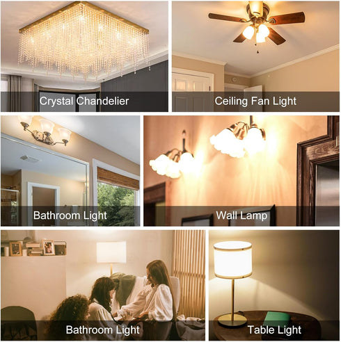 JD E11 LED Bulb, Dimmable, E11 120V, 100W Halogen Equivalent, T3/T4 Mini Candelabra Base, 10W, 1000 LM E11 Bulbs for