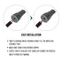 GKOLED 30PCS AWG #22-8 Waterproof Wire Connectors, Silicone Filled Outdoor Electrical Screw Terminals, Wire Splice Connector for LED Landscape Lighting, Patio and Deck Lighting, Dark Gray