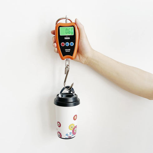 Digital Crane Scale 300kg/660lbs with LED Handheld Mini Hanging Scale for Garage Farm Hunting