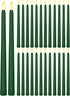 Treela 24 Pcs Flameless Taper Candles Battery Operated Bulk Fake Candles Light