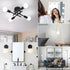 G25 Dimmable LED Globe Light Bulbs 60 Watt Equiv, 6W 5000K Daylight Bathroom Vanity Light Bulbs, G80 Large Edison Round LED Light Bulbs for Sputnik Chandelier 800LM CRI85, E26 Base, 4Pack by CRIRY
