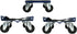 Shepherd Hardware 9298 Snowmobile Dolly Set, 1000-lb Load Capacity, Blue