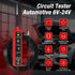 6-24V 13.4 ELMCONFIG Power Circuit Probe Tester Automotive, DC Test Light with ft Leads, Circuit Tester Break Finder