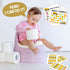 APIILVPQ 10 810" B06 Construction Potty Training Chart with Reward Stickers, Potty Chart for Toddlers Boys, Truck