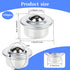 2 MULE TEAM 100PCS 5/8" CY-15H 44lbs Roller Ball Transfer Bearings, Carbon Steel Ball Bearings Rollers, Ball Transfer