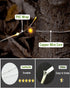 32.8 4 1 8 Solar Camping String Lights, FT Fairy String Light, in Portable Waterproof Camp LED Lamp with Lighting