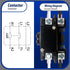 Appli Parts APAC-1S40240 Heavy Duty 1 Pole Shunt Contactor 40 Amp 240 Volt Coil for AC Compressor