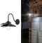APONUO Solar Barn Light with 3 Lighting Modes, Motion Sensor, Waterproof Rustic