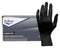 Proworks GL-N145FL 5 mil Powder-Free Nitrile Exam Gloves, Medical Grade, Black, Large, Box of 100