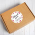 Jxuane 200 1.5 Inch Pcs Thank You Labels, Red Heart Pattern Thank You Stickers for Small Business, Self-Adhesive