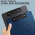 Ysenchan Plastic Clipboard Set of 4, Colorful Clip Boards with Metal Clip, A4 Letter Size for Office, School Supplies