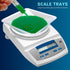 Weigh Boats Large - 125 Pack 330ml Plastic Disposable Trays for Scale, Square Weighing Dishes for Powder, Food Samples