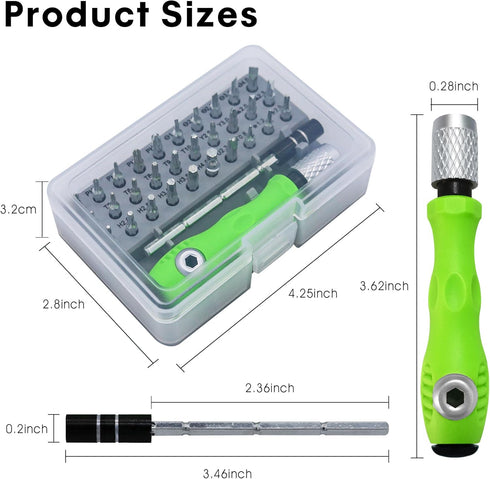 32 in 1 Small Magnetic Screwdriver Set for DJI Mini 4 Pro/Mini 3 Pro, Tiny Kit for Electronics