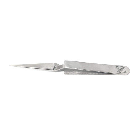 Stainless Steel Reverse Action Forceps, Straight Very Fine Point