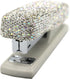 Rhinestone-Studded Desktop Stapler, 20 Sheet Capacity, Non-Slip Base, 1000 Staples for Home and Office